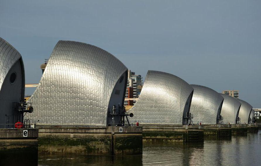 The Thames Barrier in London